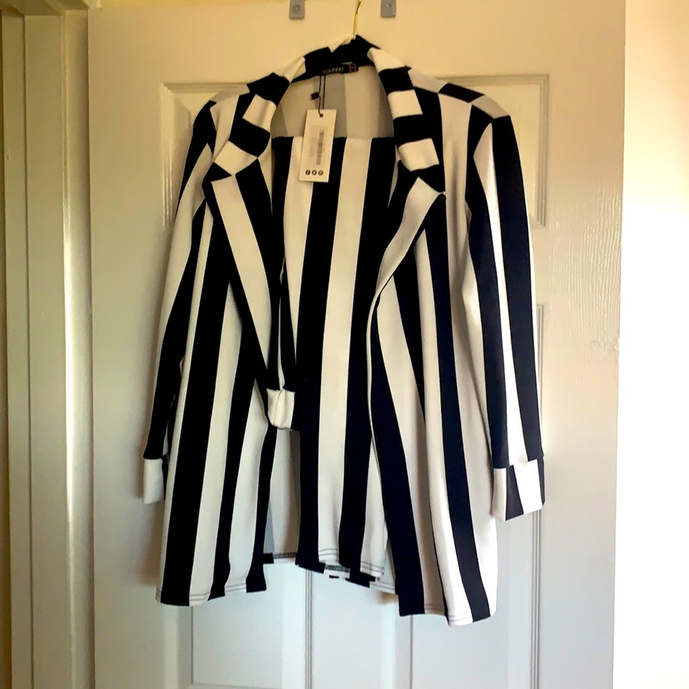 Striped two piece outfit